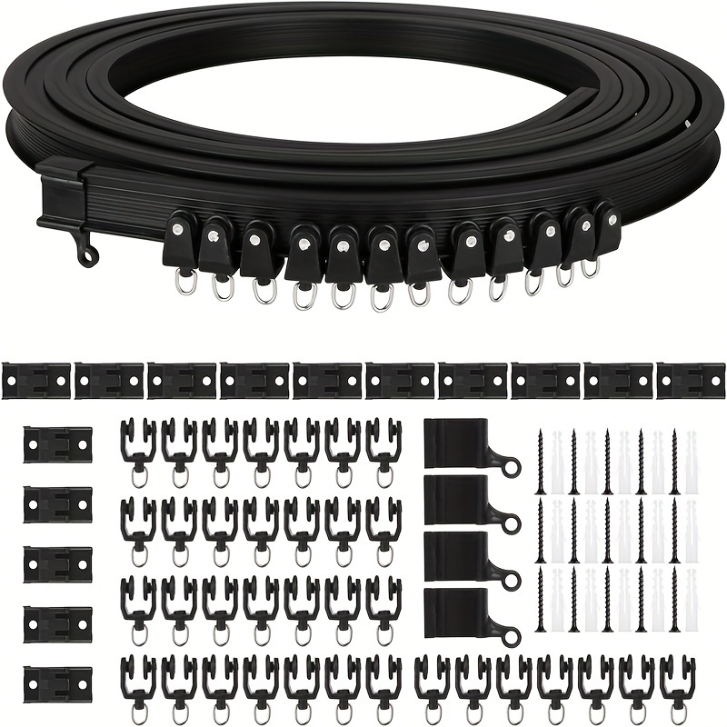 

16.4ft Flexible Track Set - , No Power Needed, For Home Decor