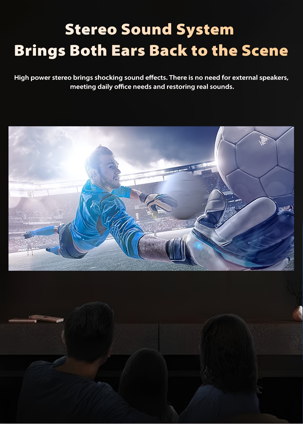 портативен 4k проектор за паметен телефон, висока осветленост за домашна  , стриминг на  ја,преносливо кино,лесен  ,елегантен проектор,висококвалитетна  ,паметен уред,трагачи на  ,љубители на филмови Детали за производот 5