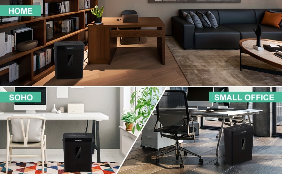 Ultra-Quiet 10-Sheet Cross-Cut Paper Shredder with P-4 Security, 3.43 Gal Capacity & Auto Operation - Compact for home Office Shredder for CDs/Staples/Cards, Heavy-Duty Electric Shredder with Overheat Protection, 110-120V