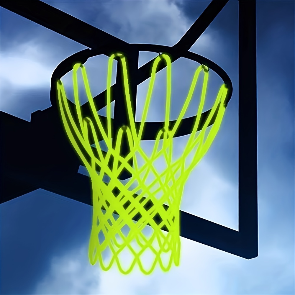 

1pc, Glow-in-the-dark Basketball Net, Durable Glowing Basketball Hoop Rim Net For Nighttime Outdoor Family Fun