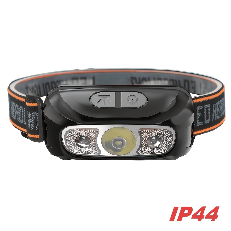 a powerful headlamp led sensor high brightness headlight mini usb rechargeable flashlight headlamp portable camping spotlight protection  44