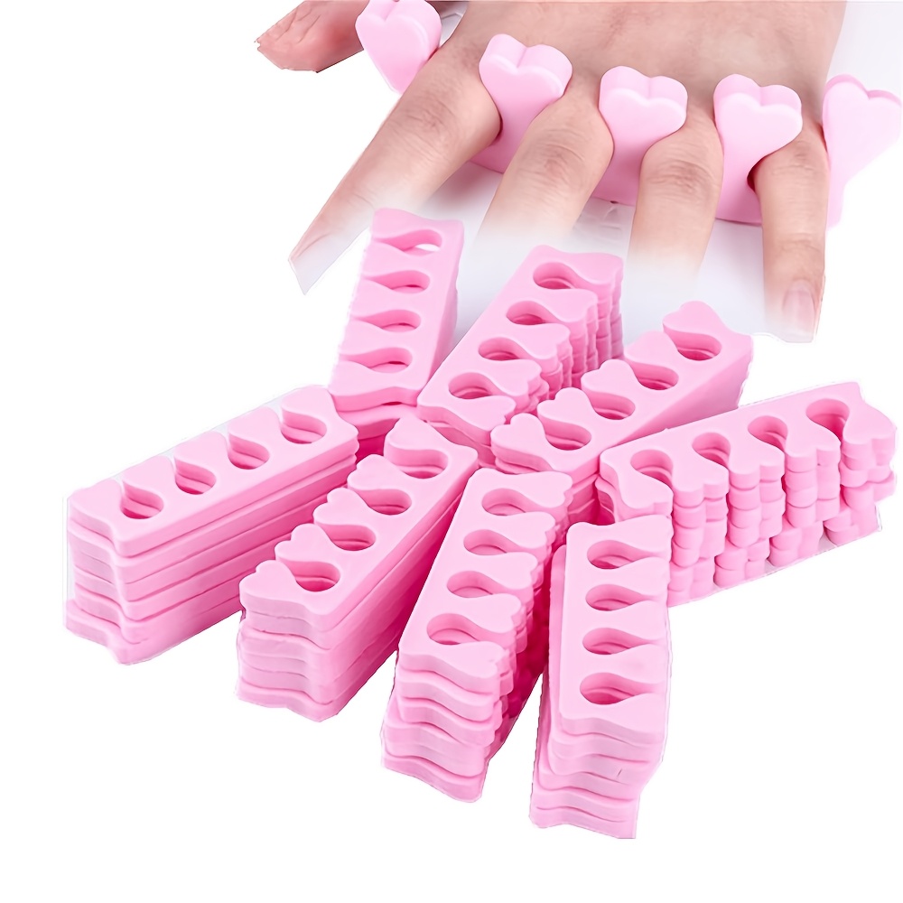 98pcs Soft Sponge Toe Separators for Nail Art
