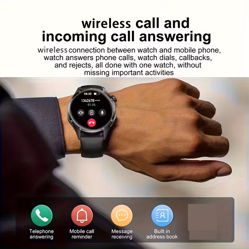 latest smart watch 5 inch fashionable dot strap with call message reminder mode camera control calendar music stopwatch and more functions Product details 5
