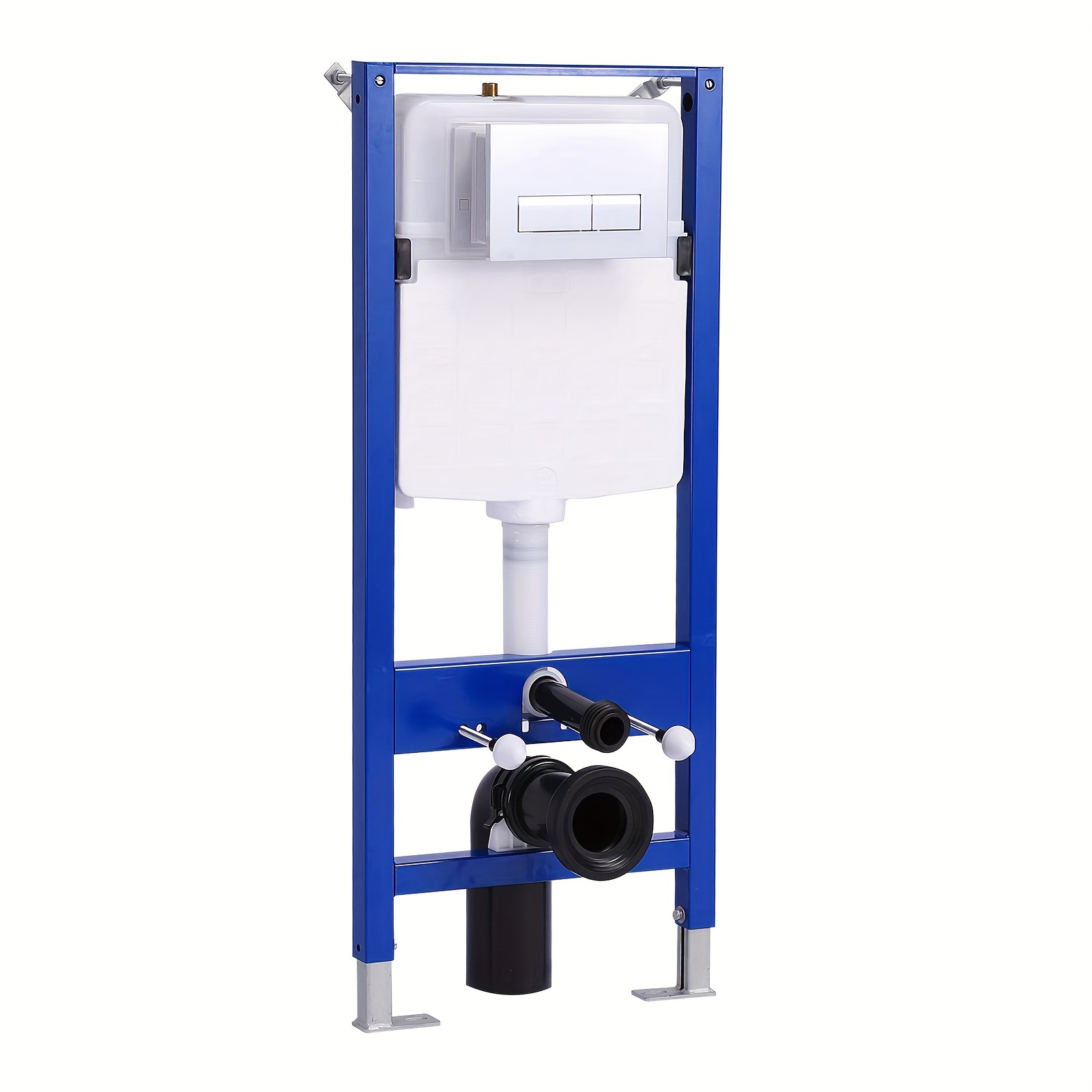 Concealed For Wall-hung Toilet, Frame For Wall-hung Toilet Pan, Pre-wall Element Tank, Push Plate With Technology In Chrome