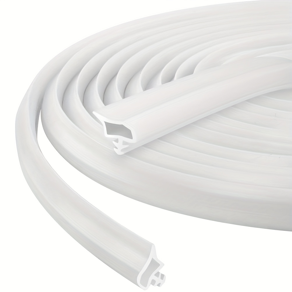 Image of 6m Door Seal, Door Frame Seal For Sound Insulation, Sound Insulation Door, Room Door Seal, White Frame, Excluder, For Moisture Protection, Sound Insulation And Shock