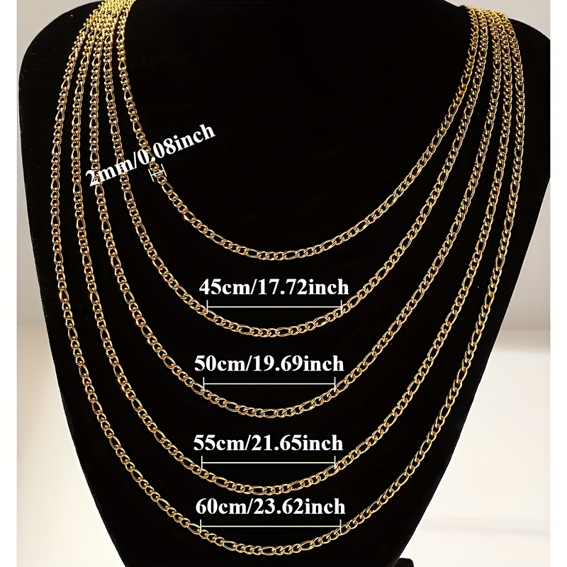 Unisex 316L Stainless Steel Cuban Link Necklace