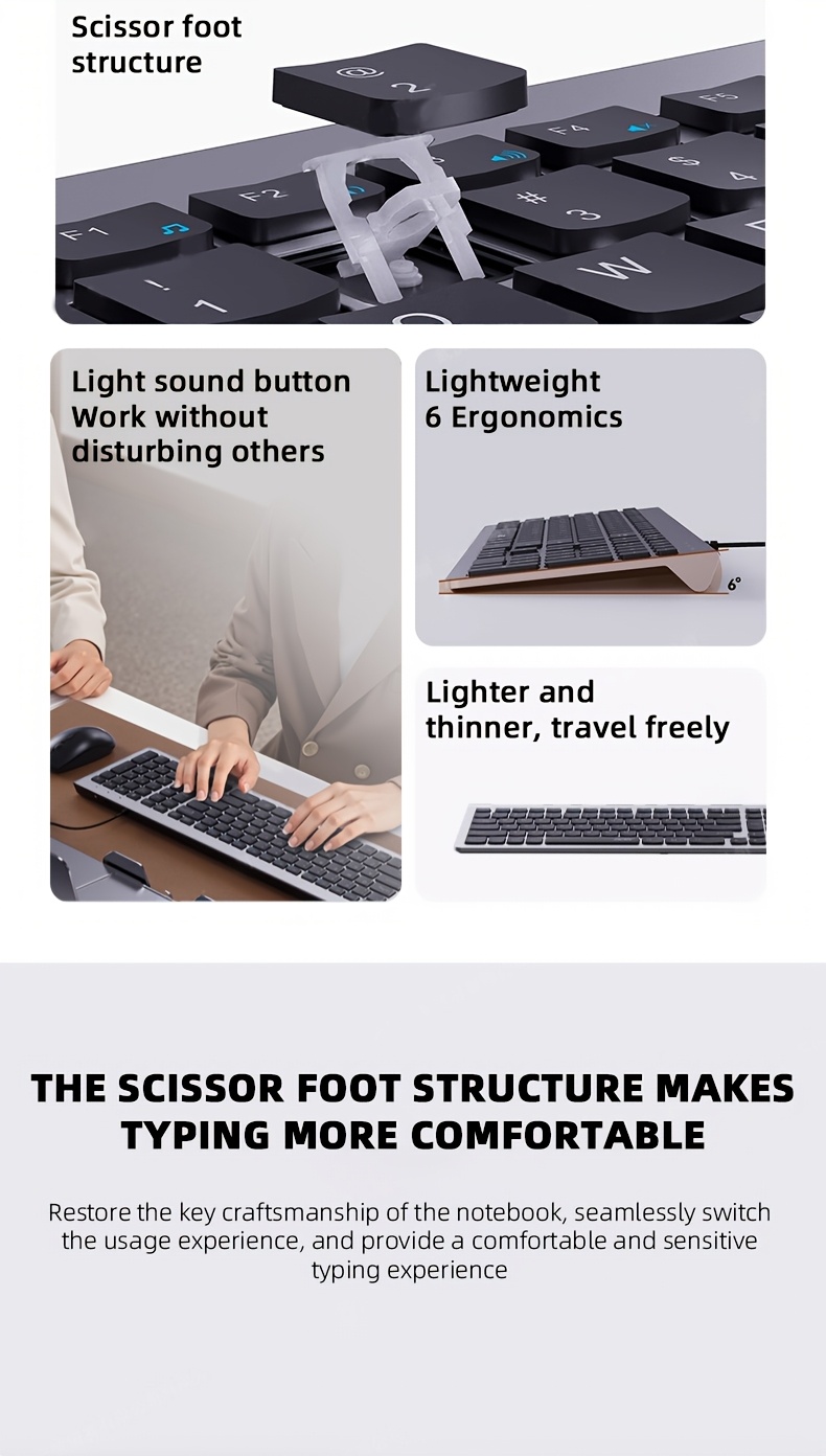 Acer 108-Key Quiet Keyboard | USB Wired Connection, Ergonomic Design, Comfortable Key Press, Responsive Key Rebound, Suitable for Gaming, Office Work, and More