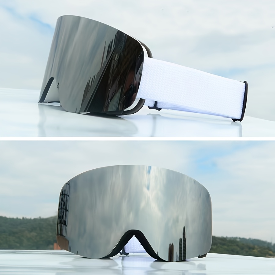 2024 Newest Ski Goggles With Double Layer Lens, Detachable Lens Snowboard Goggles For Men And Women, Outdoor Sports Ski Glasses Snowproof With Wind For Eye Eyewear