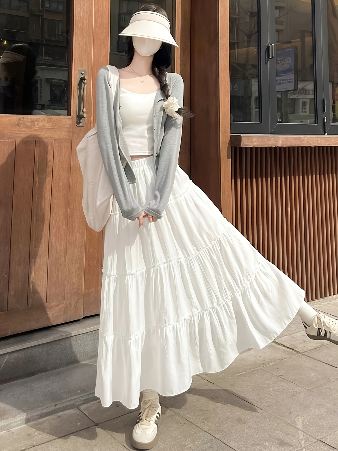 off the shoulder long dress white Pixi Off Shoulder Maxi Dress White