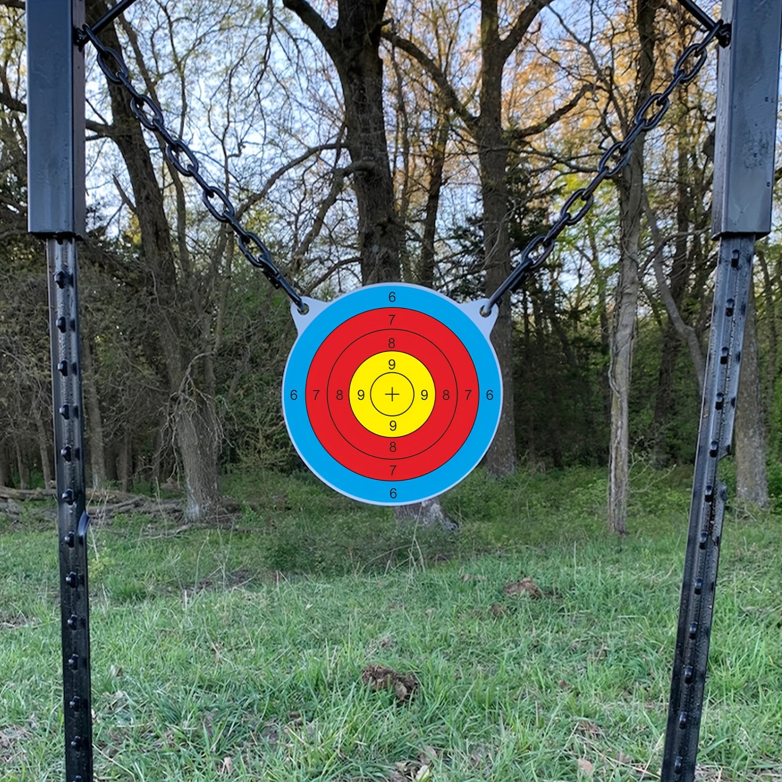 20pcs Tri-Color Ring Target Stickers for Aiming Practice