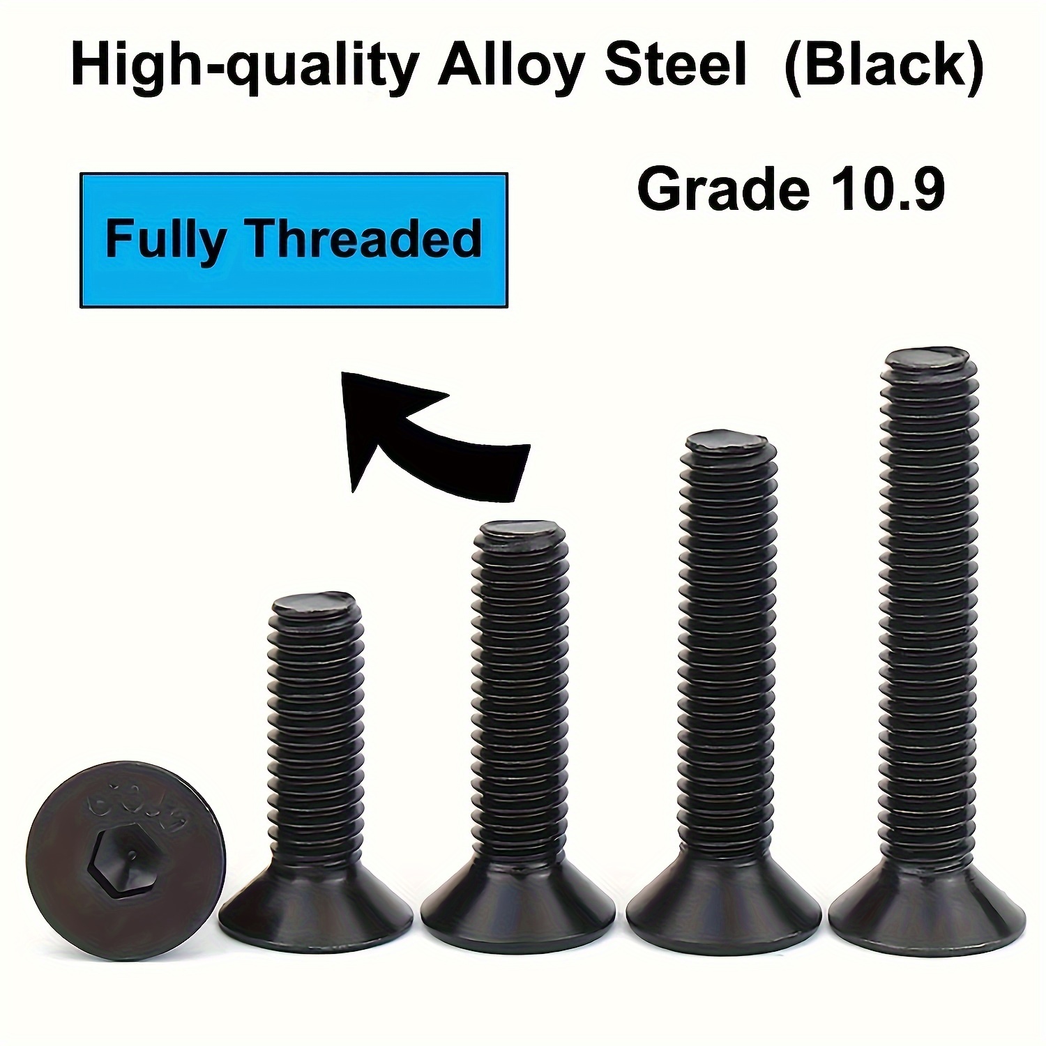 M1.6 M2 M2.5 Button Head Hex Socket Cap Screw Allen Key Bolts 10.9 High Tensile | UK