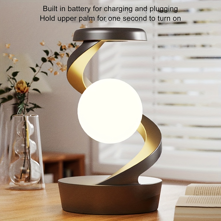rotating motion sensor night light rechargeable bedside lamp bedroom   light Product details 8