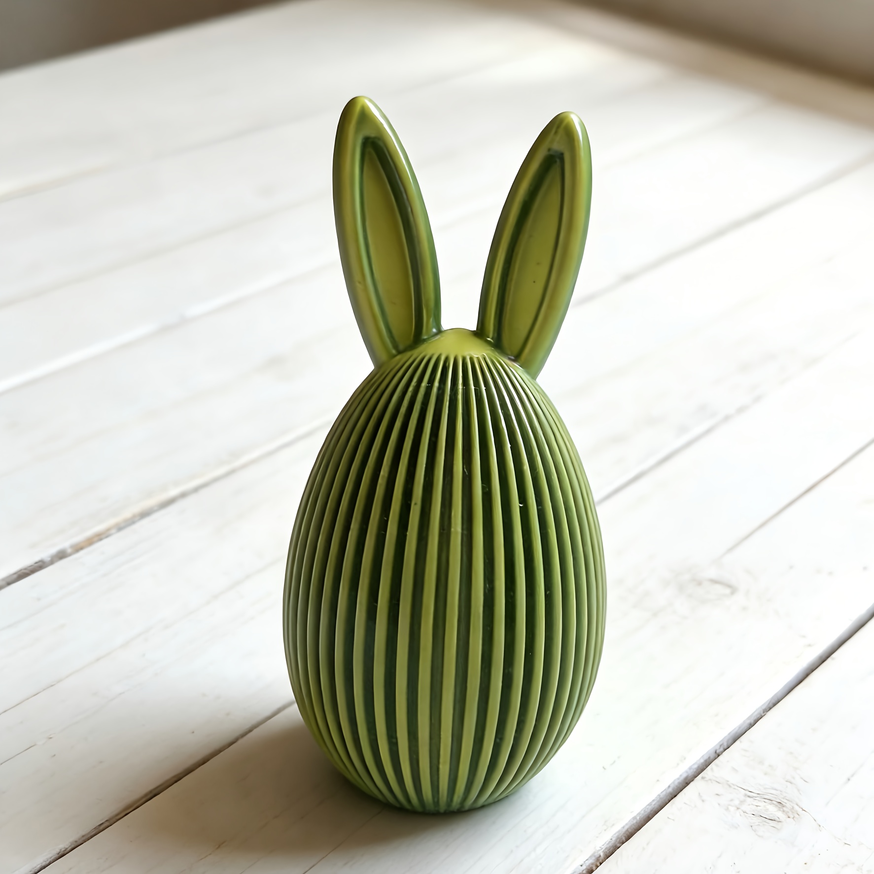 Image of Collectible Figurines Long-eared Bunny Egg Figurines | The Perfect Easter Gift Valentine's Day Gift Gift Symbolizing Love Gift Representing Love Graduation Season Gift Easter Gift