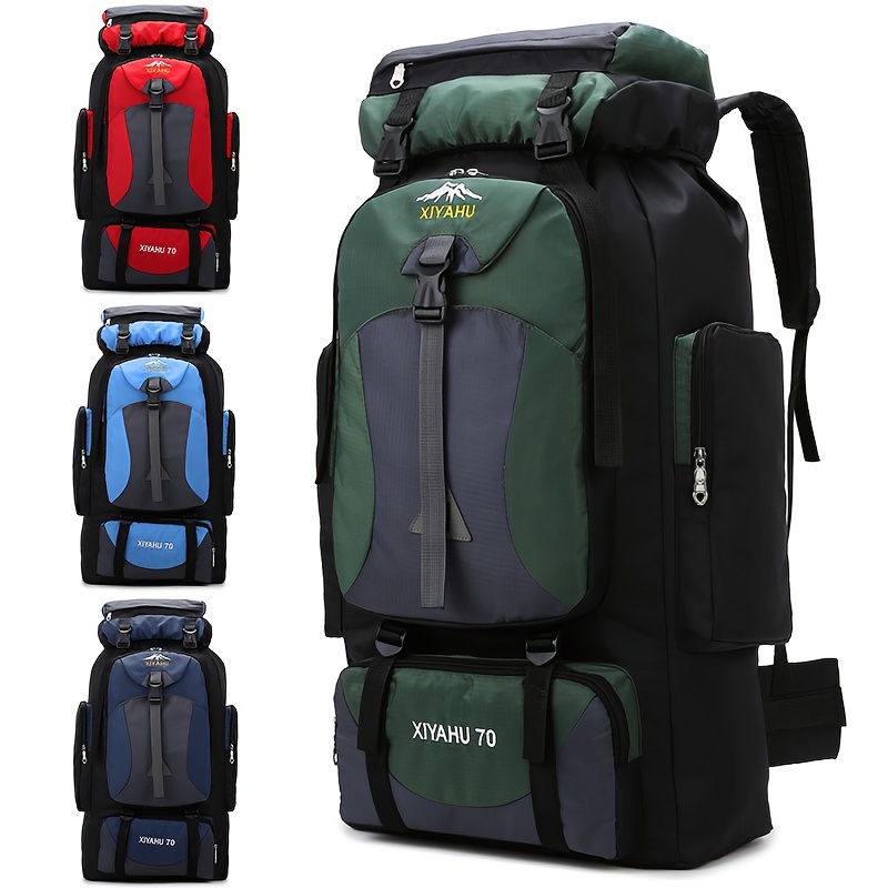 

Large Capacity Travel Outdoor Bag, Hiking Backpack, Nylon Backpack, Men's Camping Backpack, Outdoor Mountaineering Bag