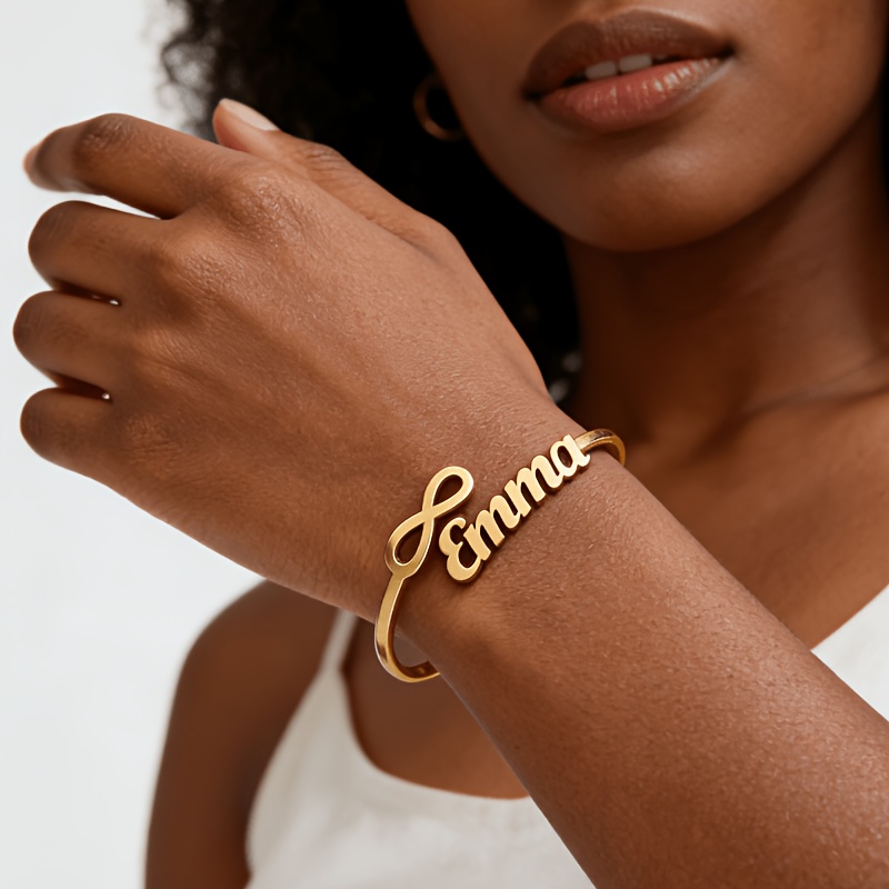 Custom New Personalized Fashionable Minimalist Infinity Loop DIY Bracelet