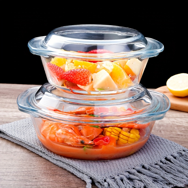 Microwave Round Baking Dish With Lid Microwave Round Baking Dish With Lid Borosil Glass Easy Grip Round Baking  Dish Microwave Safe Oven Safe Transparent Pc