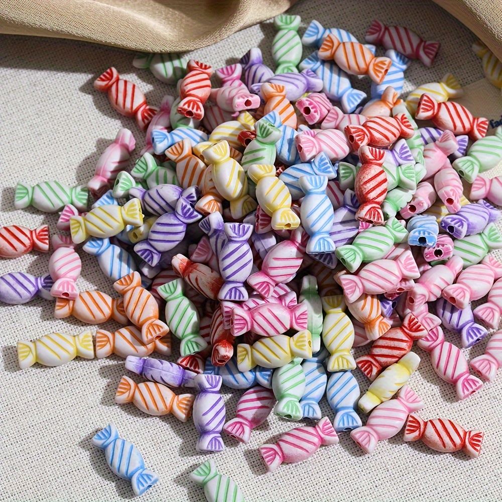 

100pcs 16mm -colored Mixed , Suitable For Diy Bracelet Necklace Phone Key