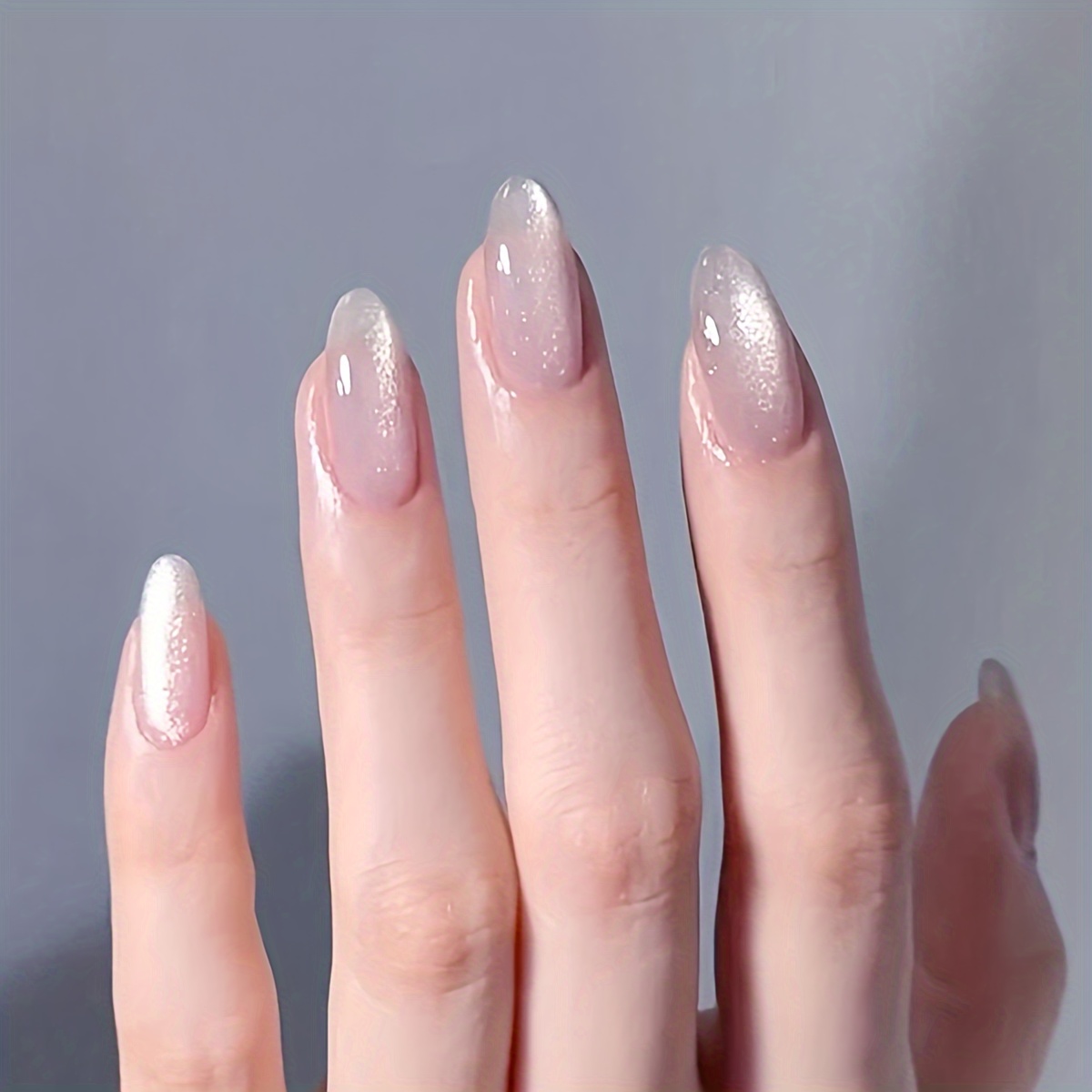 

Ensemble de 30 faux ongles métalliques roses argentés à effet œil de chat avec colle gelée et bâton de cuticules, Ongles artificiels, Ongles pressés, Manucure de , Nail art DIY, Application facile