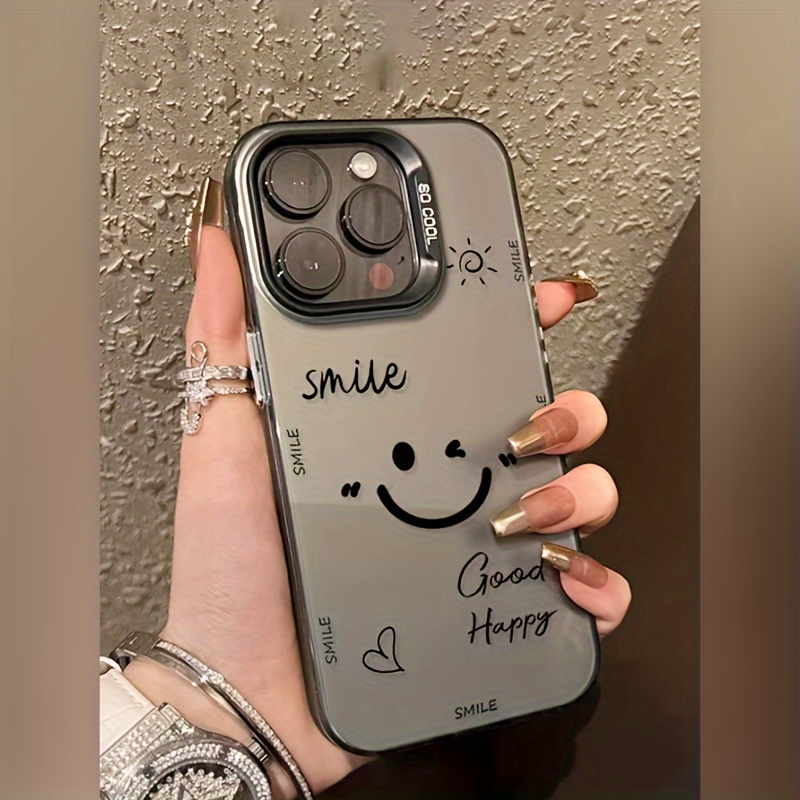 

Smiling Face, Good Mood, Anti-drop And Large Hole Design Suitable For Iphone 15 Pro Max Phone Case.