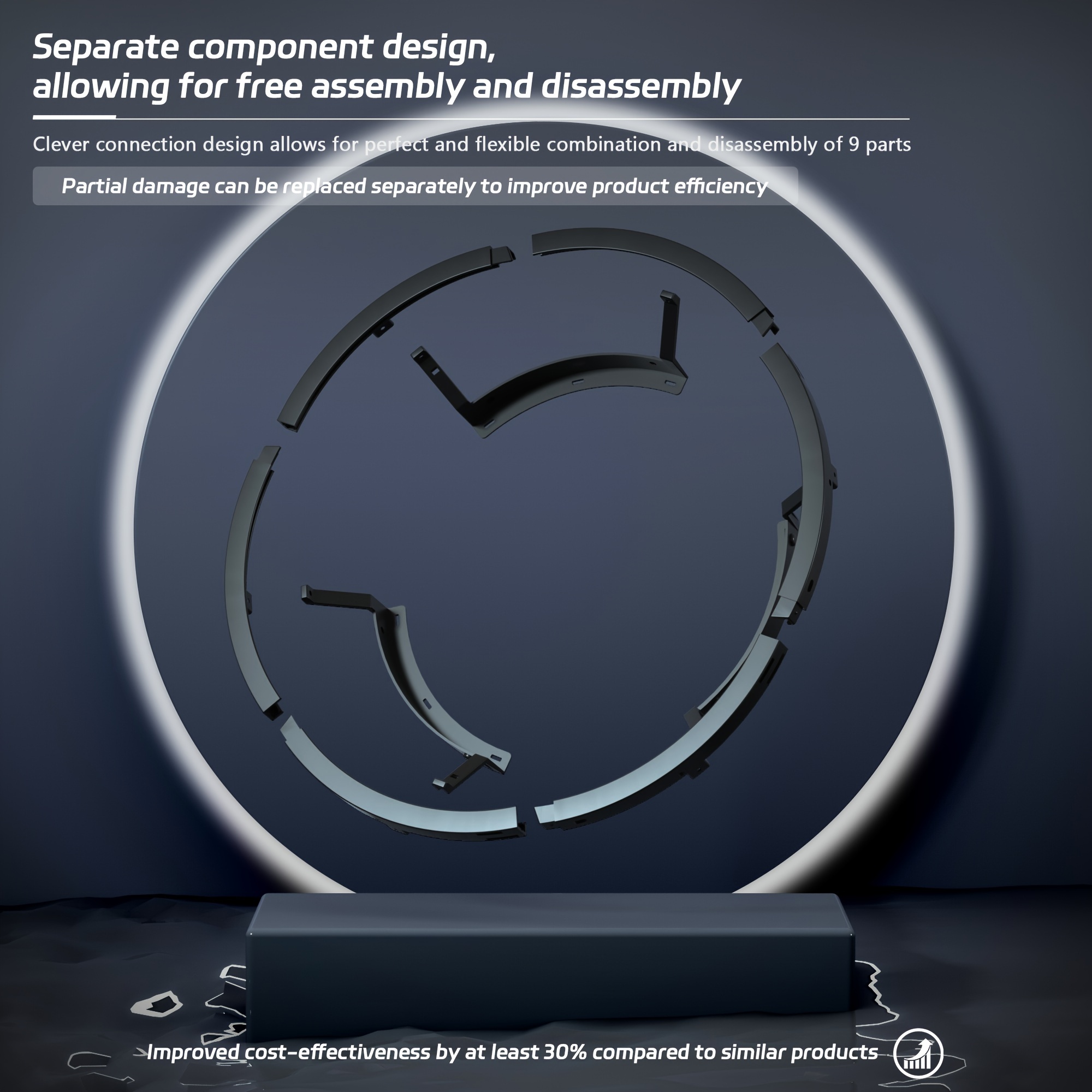 Cyeelife LED-360° Dart Light, Suitable for All Types of Dartboards