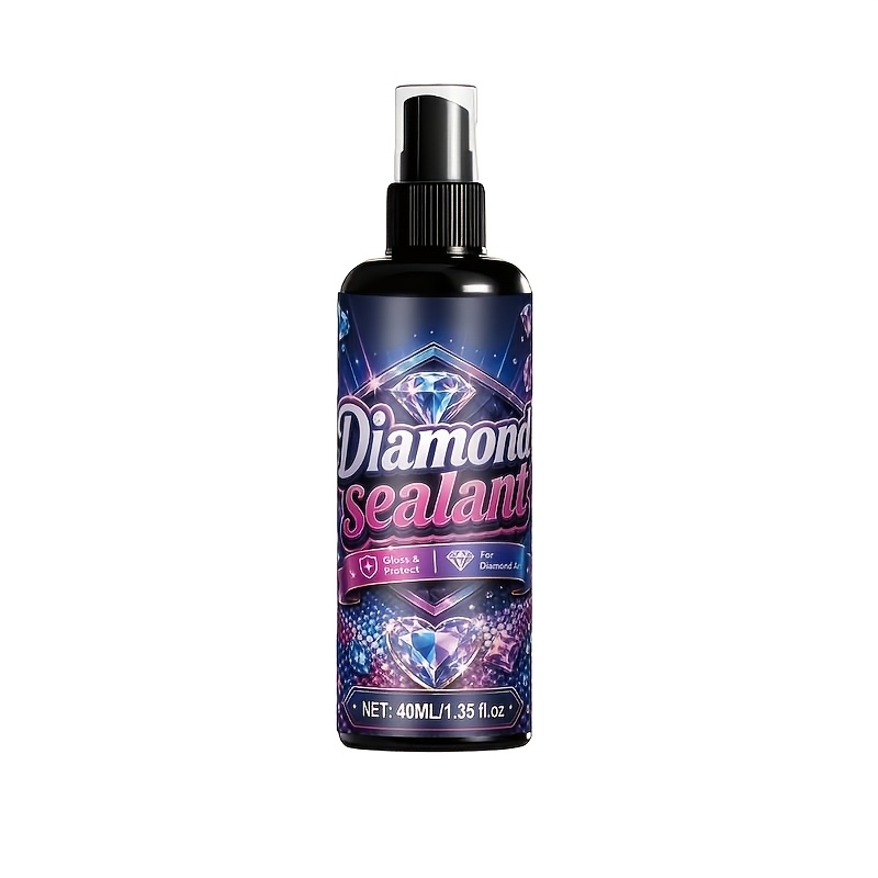 TEMU Spray Sigillante per Diamond Painting - per Pitture con Diamanti e Artigianato a , Fornendo Protezione Permanente per Opere d', a Termine per