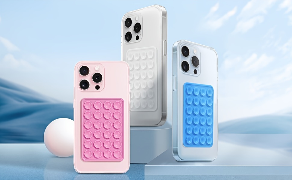 silicone suction cup mobile phone grip mounting 1 package - Temu Saudi  Arabia