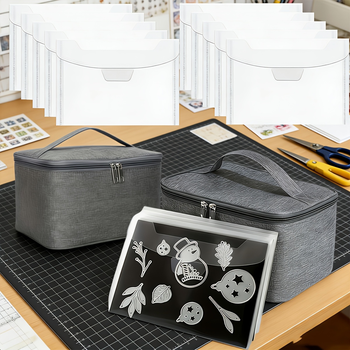 aufbewahrung xxl Diamond Painting Aufbewahrungsbox / 64 Fächer Produkt Zusammenstellung:Komplett mit 8x Ständer für StampinUp alt (56 Stempelkissen) Kategorie_Spezialgeräte (Küche) Hausfelder Frischhaltedose Aufschnittdosen, 20