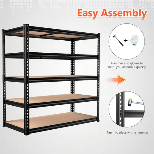2500lbs 2020lbs garage shelving 72h storage shelves 40 w metal shelving 5 tier metal shelves adjustable pantry shelf for closet pantry basement x 40 w x x 35 55 w x 16 03 hx32 28 wx 11 81 standing shelf