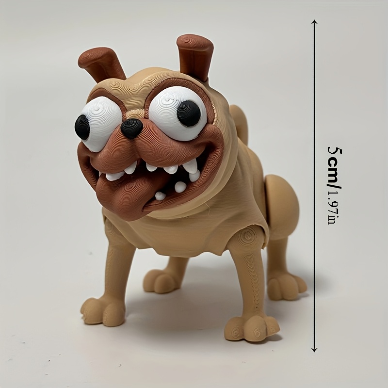 a 3d printed dog statue collectible versatile room decoration desktop ornament figurine suitable   14 and up Product details 0
