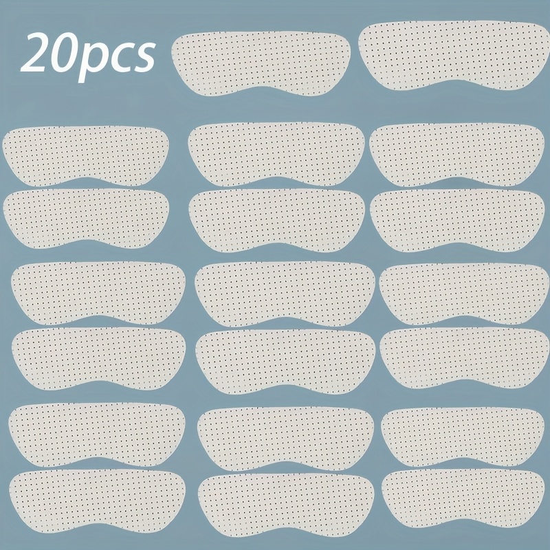 Image of 20pcs Absorbing Heel And Arch Support Pads - Non-slip Adhesive Inserts For High Heels, Sneakers, And Dress Shoes | Odorless | And Friction