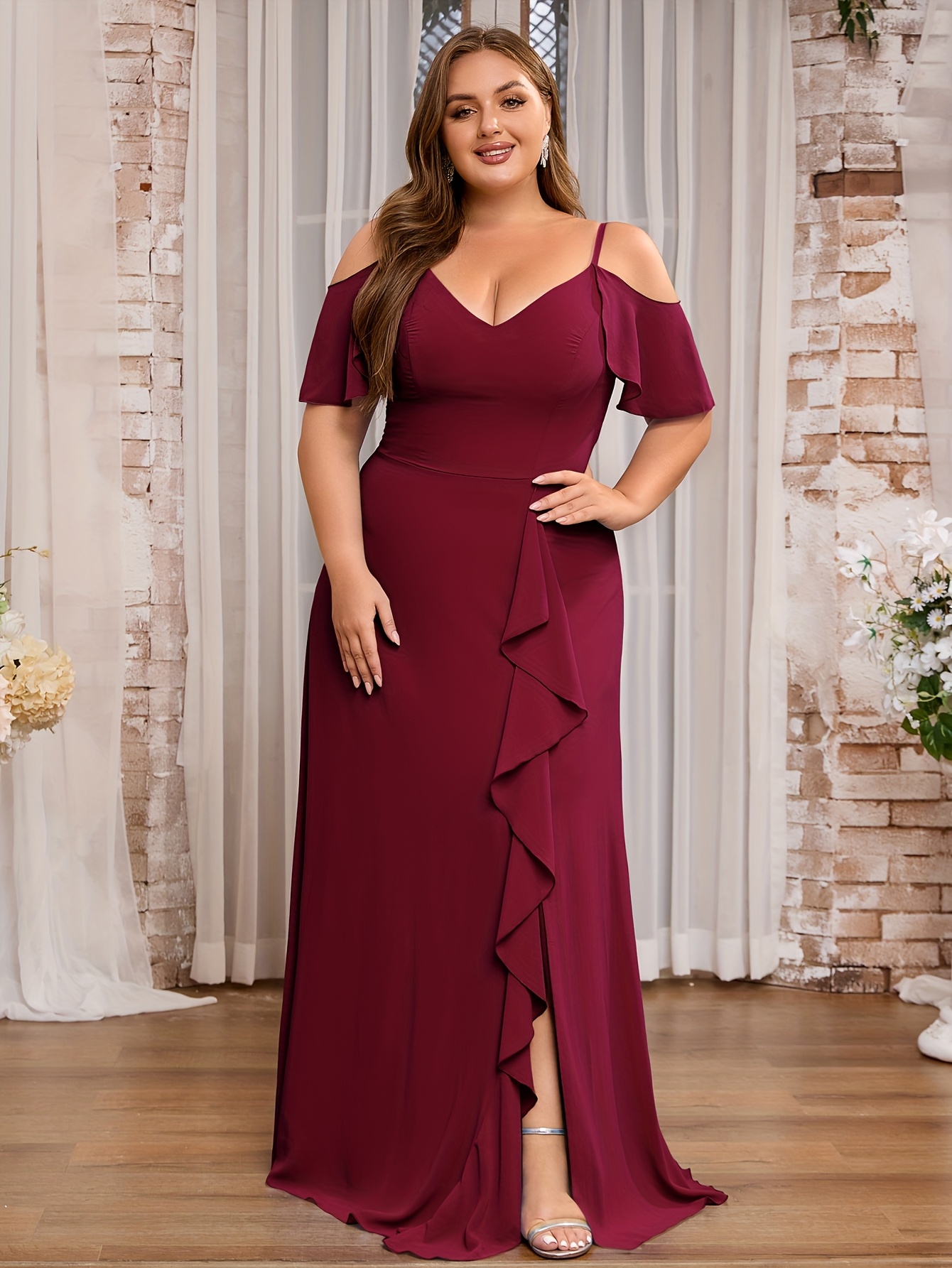 Plus Size Dillards Vestidos Elegantes Long Sleeve Vestidos En