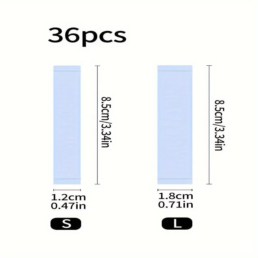 36pcs Set of Anti-Exposure Adhesive Stickers for Shirt Necklines, Double-Sided Tape for Invisible Clothing Fixation And Anti-Slip.