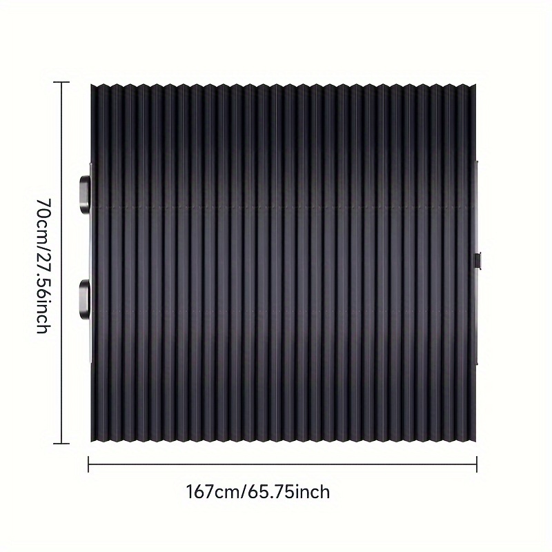 TEMU Parasol de Aluminio Premium para Coche - Cubierta de Protección UV e Isolación Térmica para el Parabrisas…: retailer-supplied image