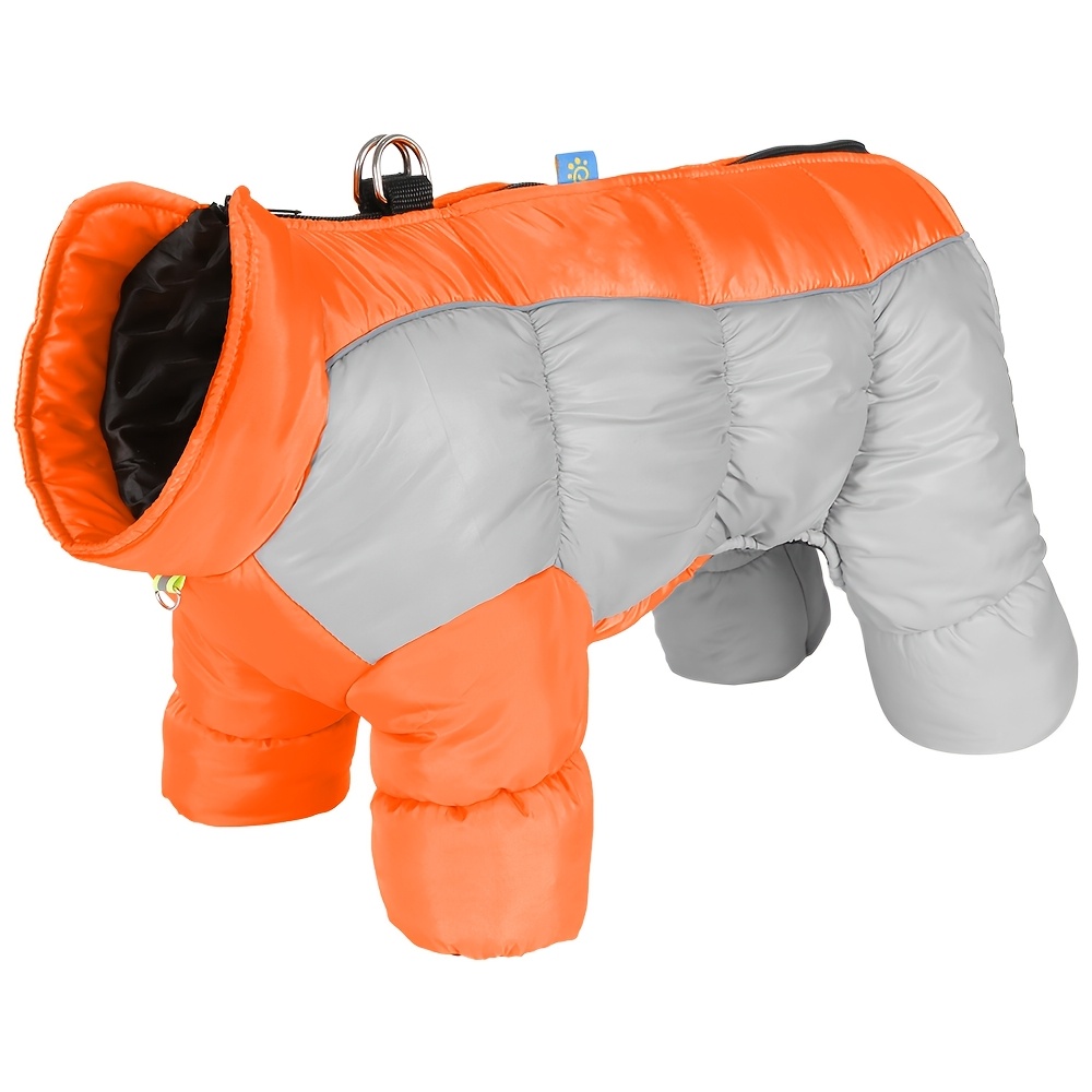 reflective winter   clothing turtleneck dog winter jacket windproof acrylic suitable for small and medium sized dogs
