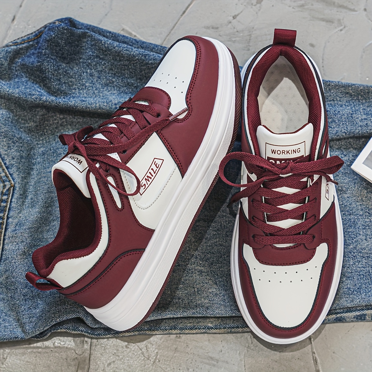 YAMEPP Zapatillas Bajas para Hombre con Parte Superior y Suela Acolchada - Deportivas con Detalles Deportivos, Adecuadas para Exteriores/Urbano/Casual, Skateboarding, Negocios y Atuendos Informales - Calzado Cómodo con Cordones para Cualquier Terreno