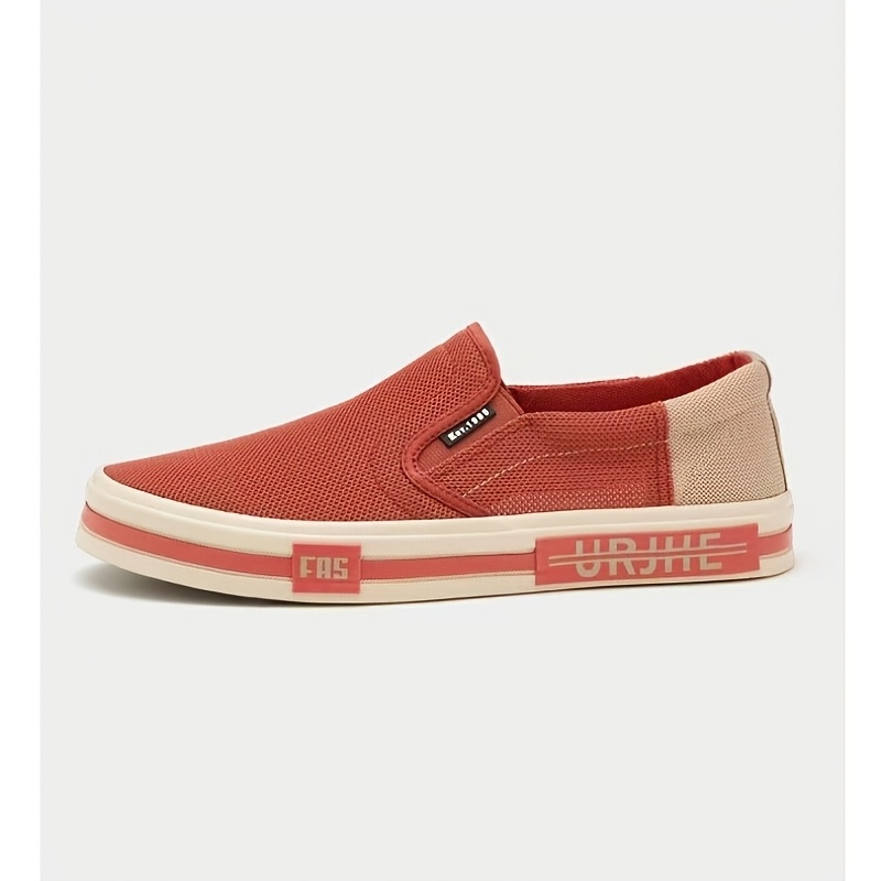 TEMU New Summer Men' Color Retro Breathable All-match Lazy Shoes Low-top Soft Sole All-match Canvas Shoes Casual Shoes