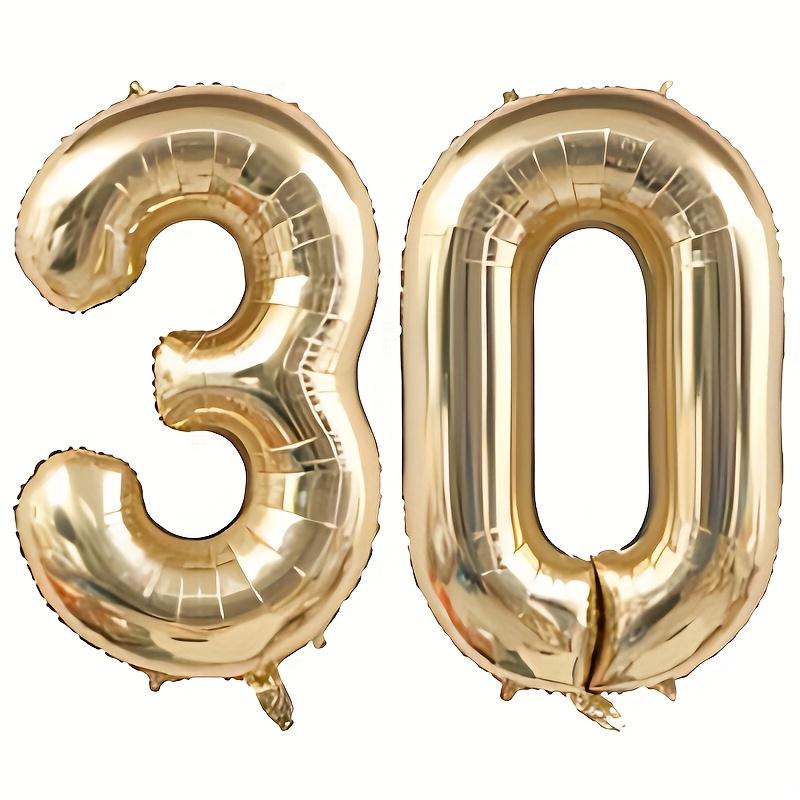 2pcs Party Balloon Set. Giant 32-inch Light Foil Balloon Set, Suitable For Birthday Anniversary Party Decorations, Party Favors, Party Decor, And Graduation Season
