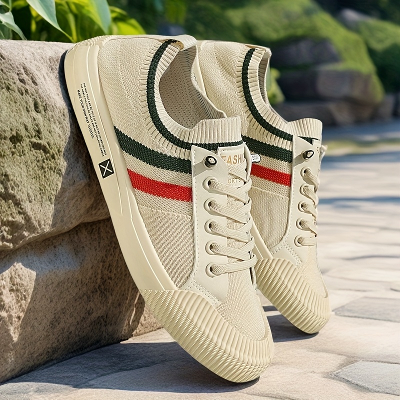 mens lightweight canvas sneakers slip low top casual shoes Temu - Main Image