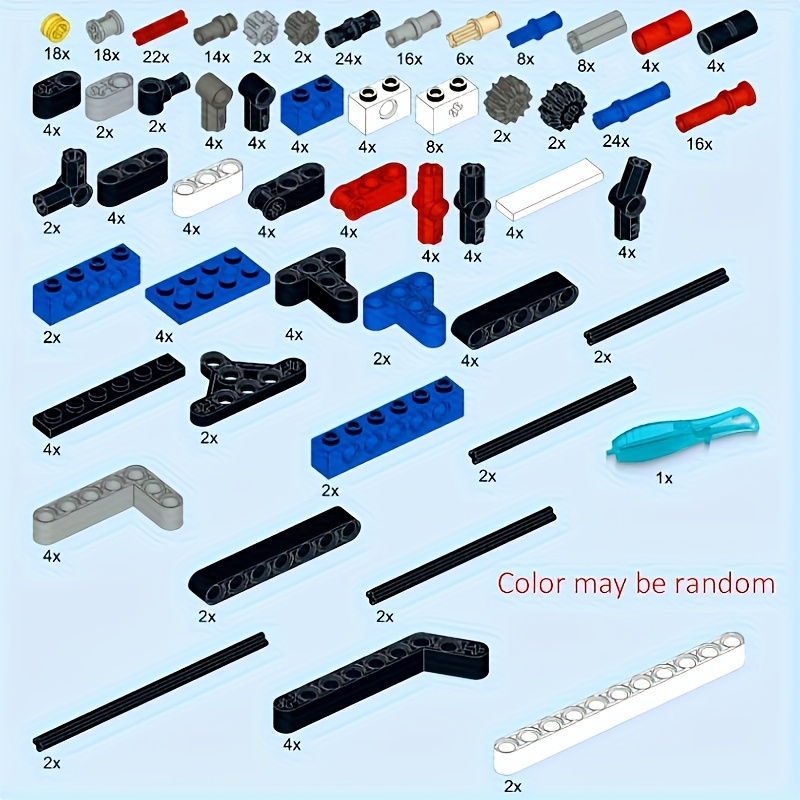 301pcs Technology Series Building Block Set, ABS Engineering Supplement Pack