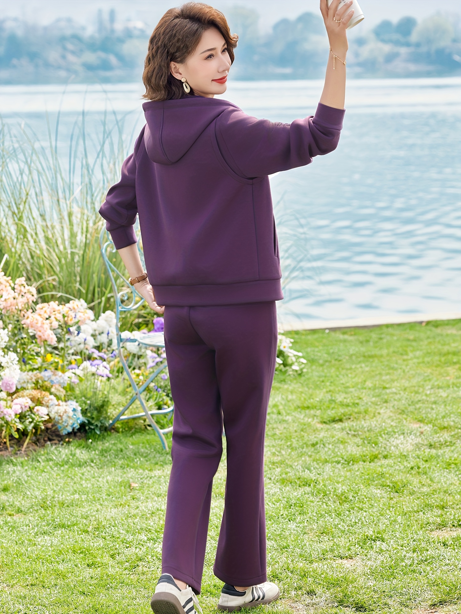 snow evening 3pcs womens winter warm full suit set elegant Temu