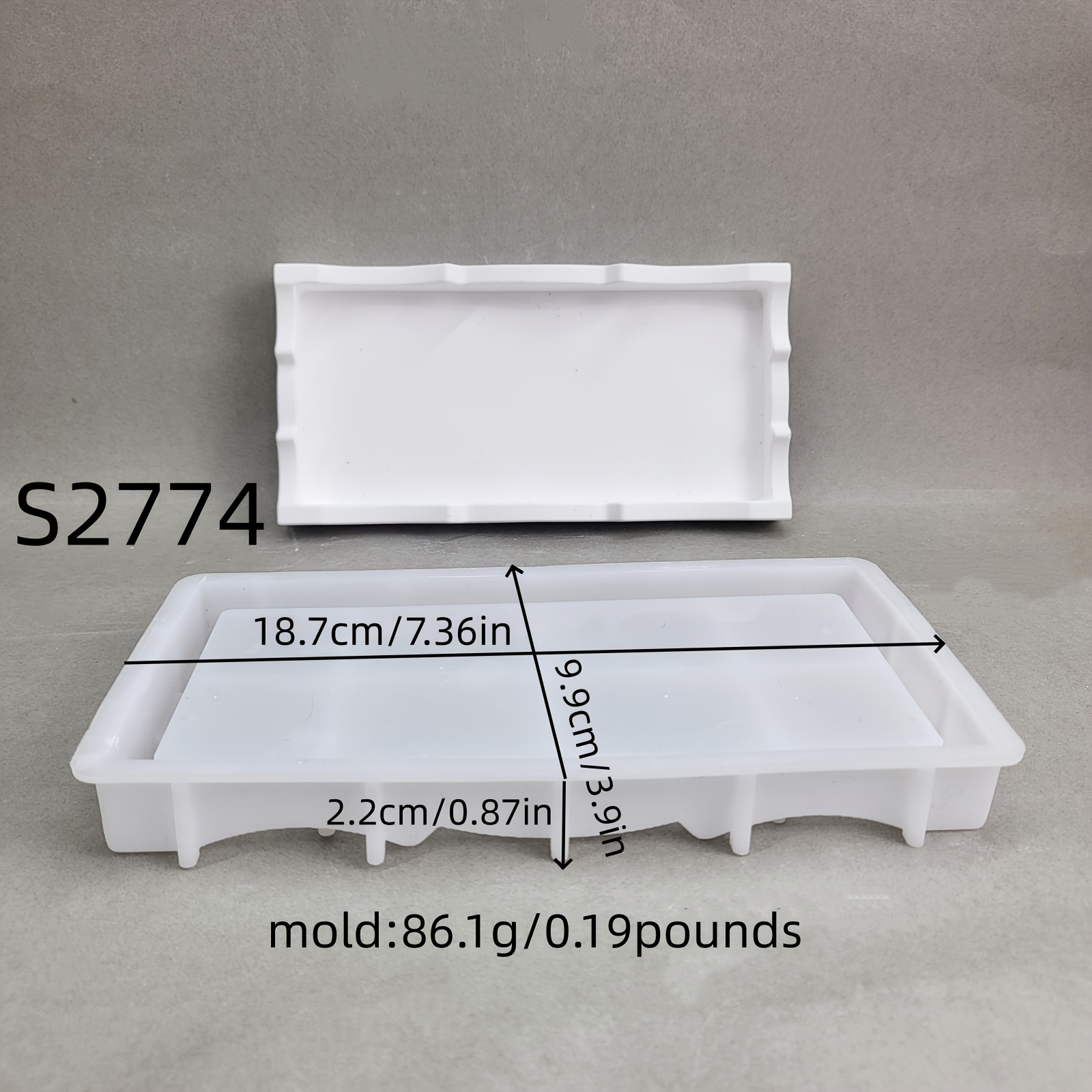 Resin Silicone Mold Irregular Rectangular Tray Mold 3d Decoration Silicone Mold Diy Candle Silicone Mold Gypsum Decoration Silicone Mold Silicone Mold Home Decoration Epoxy Resin Mold 87 S2774