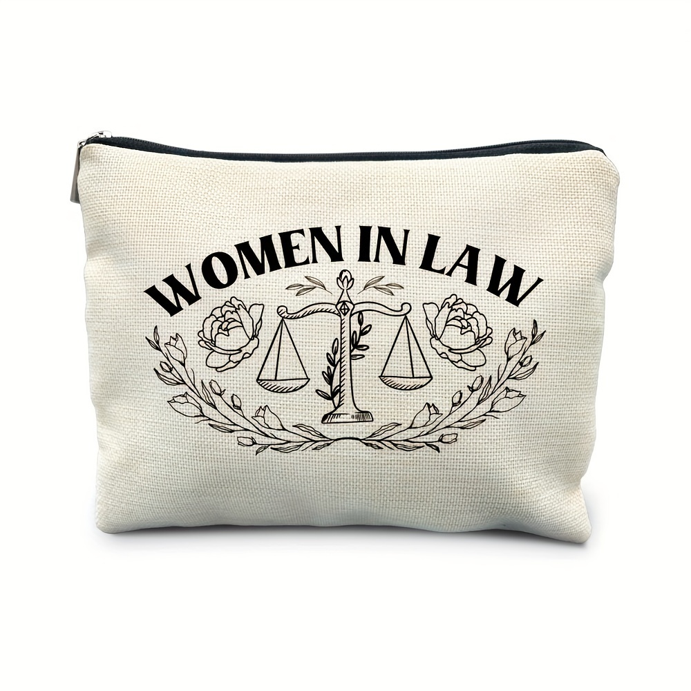 

Canvas Lawyer Gifts For Women, Gifts, Lawyer Makeup Bag, Law Graduation Gifts, Gifts, Gifts For , Cosmetic Bags Makeup Pouch