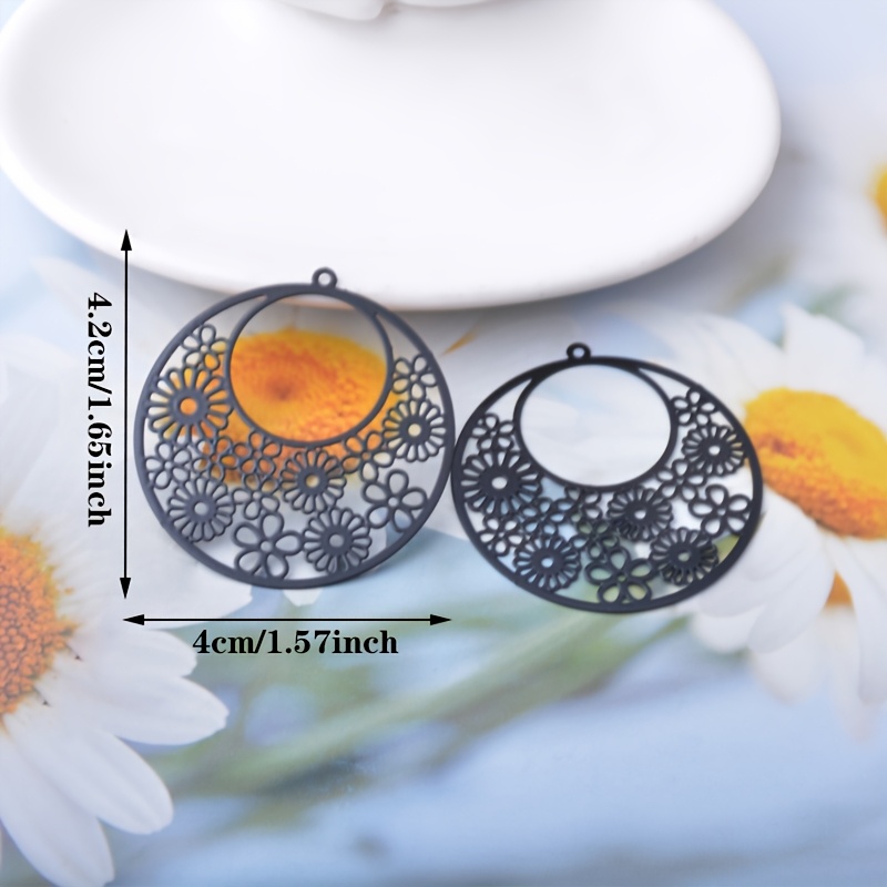 10pcs Colorful Round Charms Pendant Set for Women
