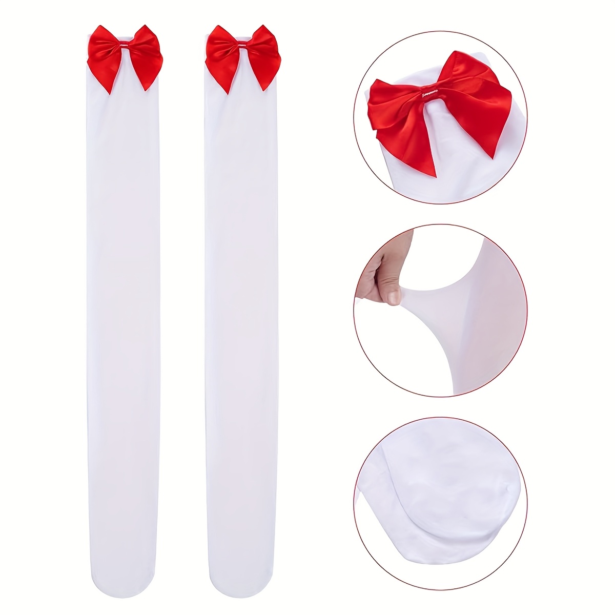 Juego De Accesorios Para Disfraz De Enfermera De Halloween - Incluye Diadema, Estetoscopio Y Ligas De Encaje