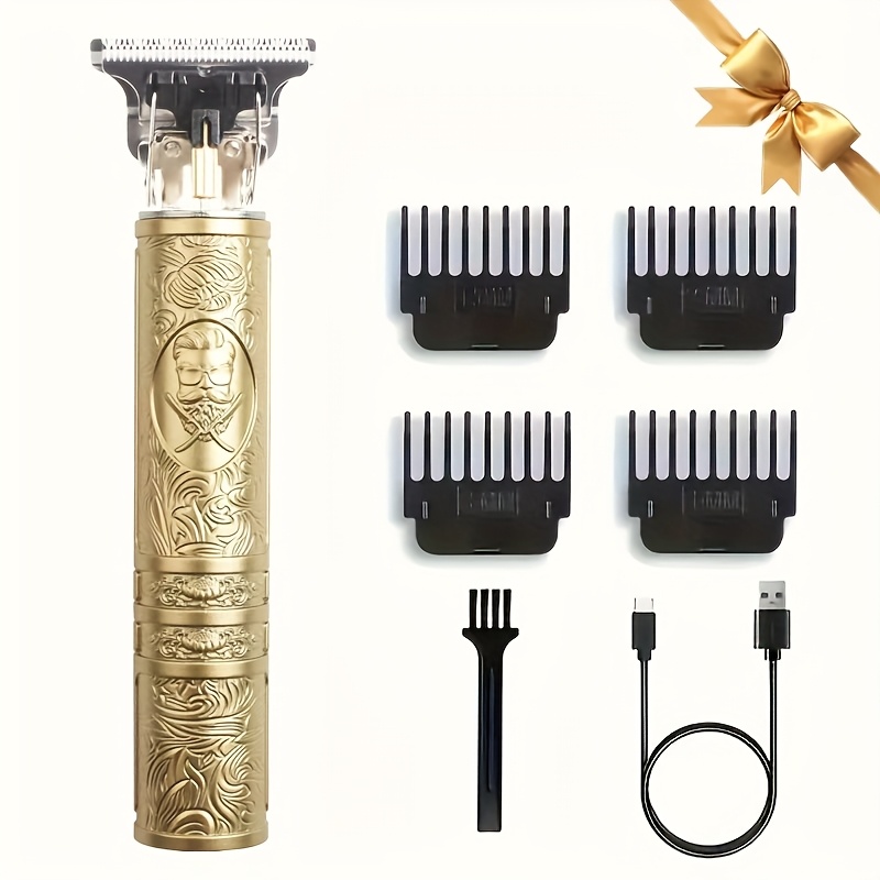 TEMU Electric Hair Clipper Body Hair Trimmer, Used For Home Hair Cutting, Shaving, Eyebrow Trimming, And Hair Removal From Of The Body, Retro , With