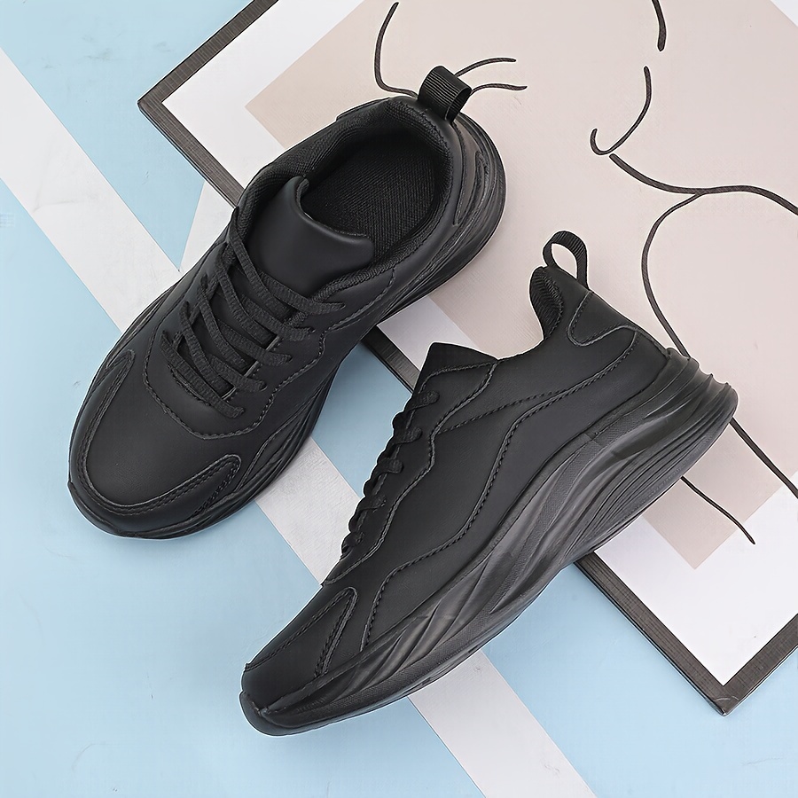 Zapatos Deportivos Zapatos Negros Casuales Mujer Tenis De Moda