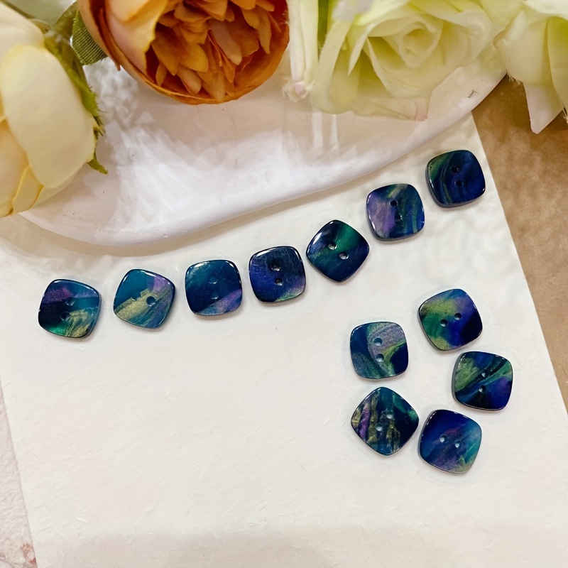 10pcs 11mm -eye Candy Colored Resin Buttons, Decorative Button Additions, Shirt Buttons, Clothing Buttons, Sewing, Cutting And Pasting Gifts, Handicrafts, Home Clothing, Handmade