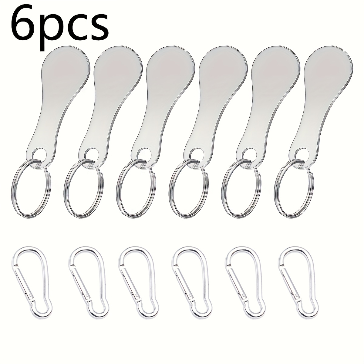 Set Of 6 Keychain Tokens For , Detachable And Suitable For Use With