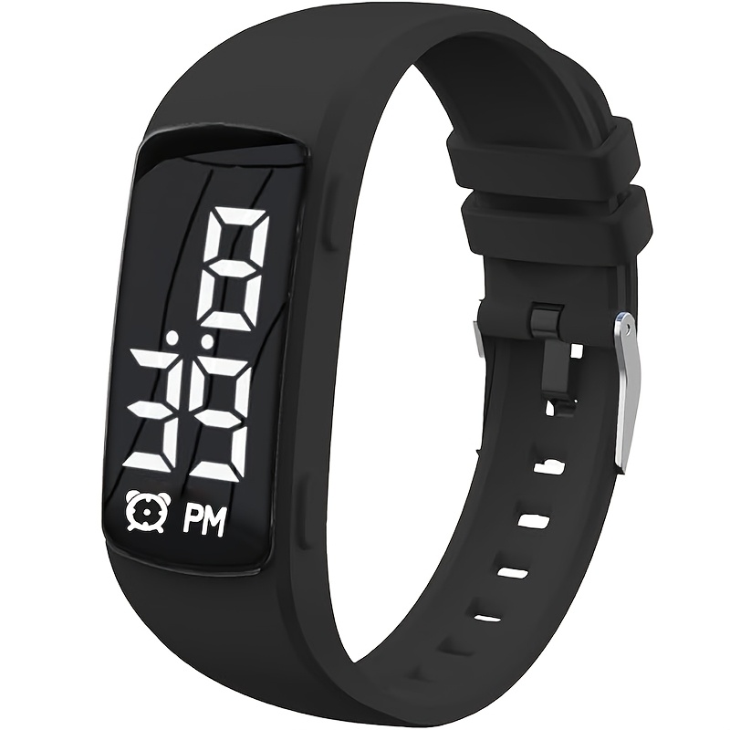 non bluetooth activity   fitness   watch womens mens pedometer   alarm clock led fitness   resistant digital 0