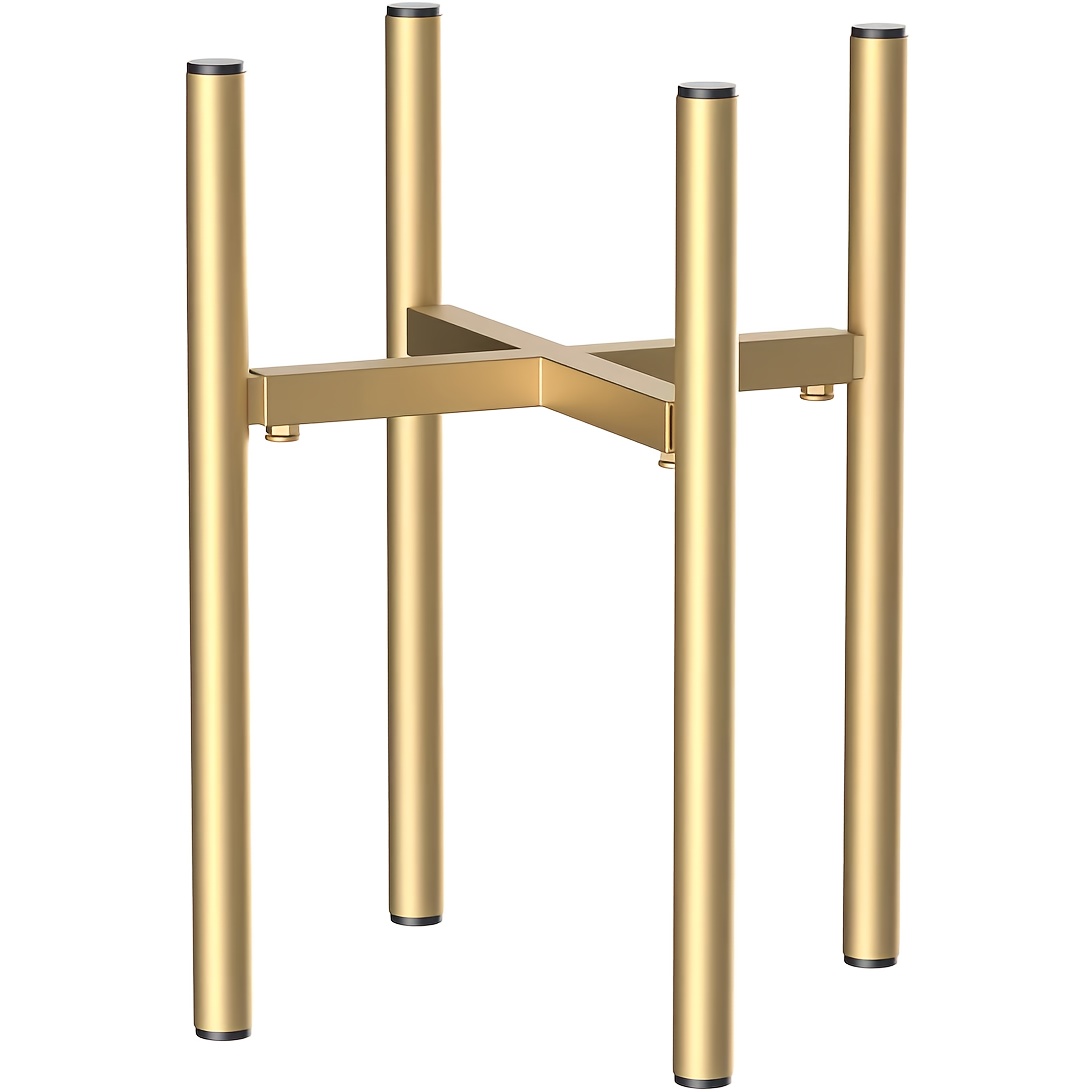 metal plant stands for indoor plants adjustable for 8   11 12 inches planter   century stable stylish corner plant stand for outdoor golden 1pack pot not included